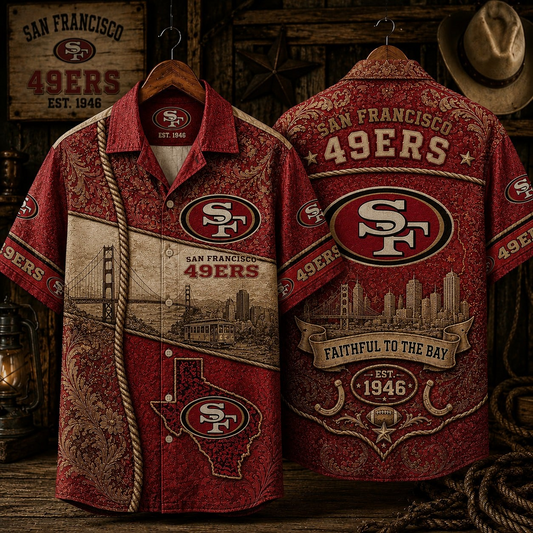 SF x NFL Hawaiian Shirt 1906