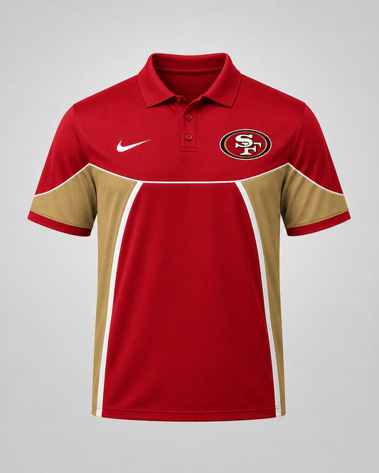 SF49 Premium NFL Personalized Sports Style Polo Shirt