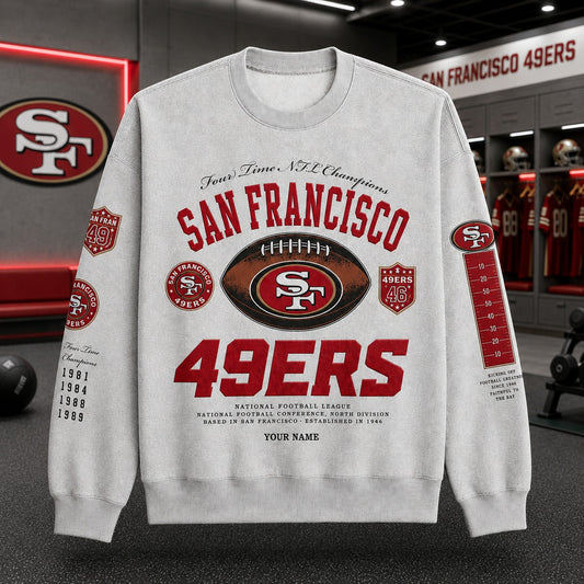 SF49 Vintage Sweatshirt Personalized Gift For Fan