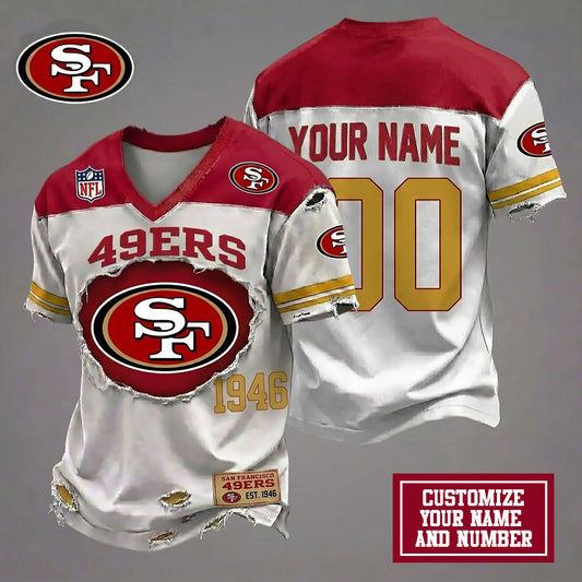 SF49 x Customize NFL Luxury Classic T-shirt DDT 030626 TTTZ