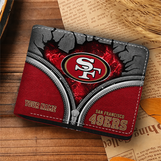 SF49 x NFL 3D Leather Wallet
