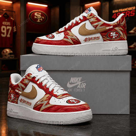 SF49 x NFL Premium AF1 Sneaker Personalized Gift For Fan