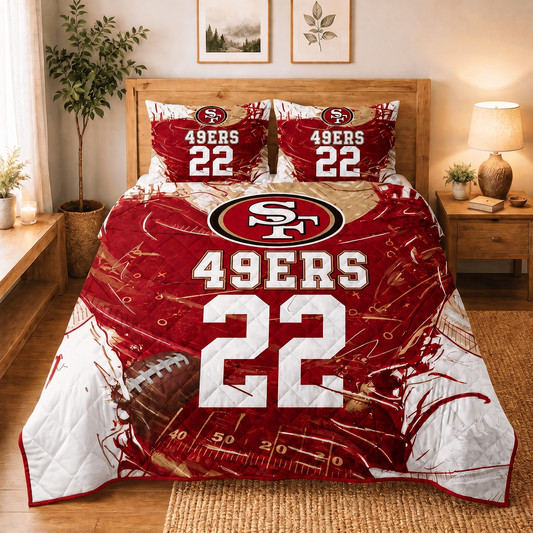 SF49 x NFL Premium Bedding Sets Personalized Gift For