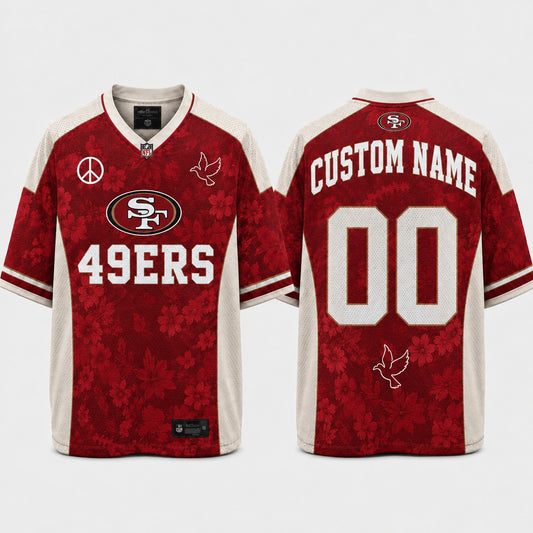SF49 x NFL Premium Mesh Jersey Personalized Gift For Fan