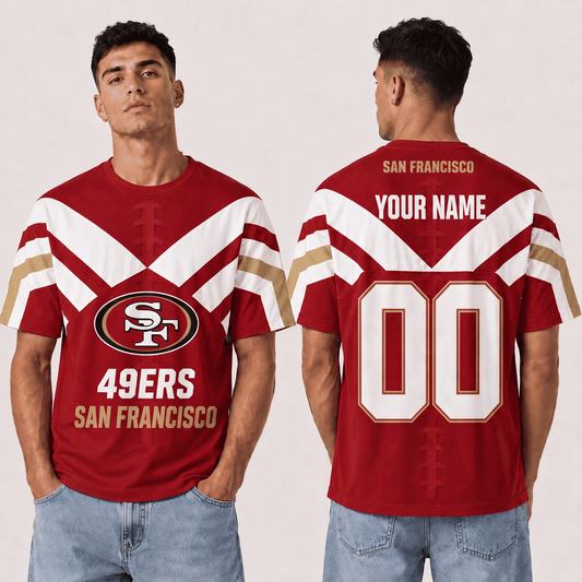 SF49 x NFL Premium T-Shirt 3D Personalized Gift For Fan