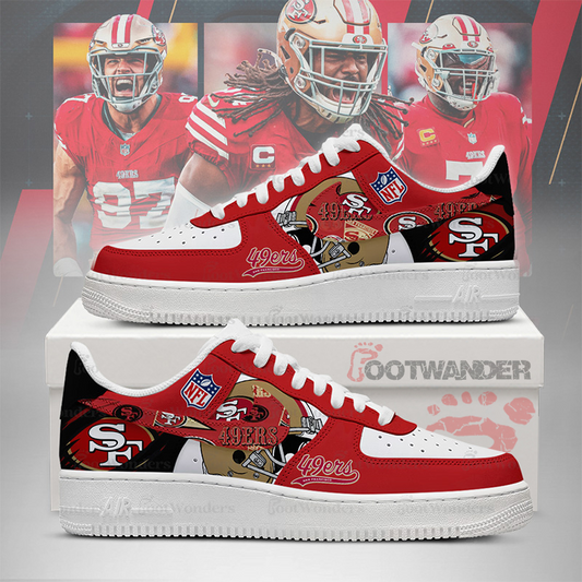SF49 x NFL Premium V2 AF1 Sneakers DDT