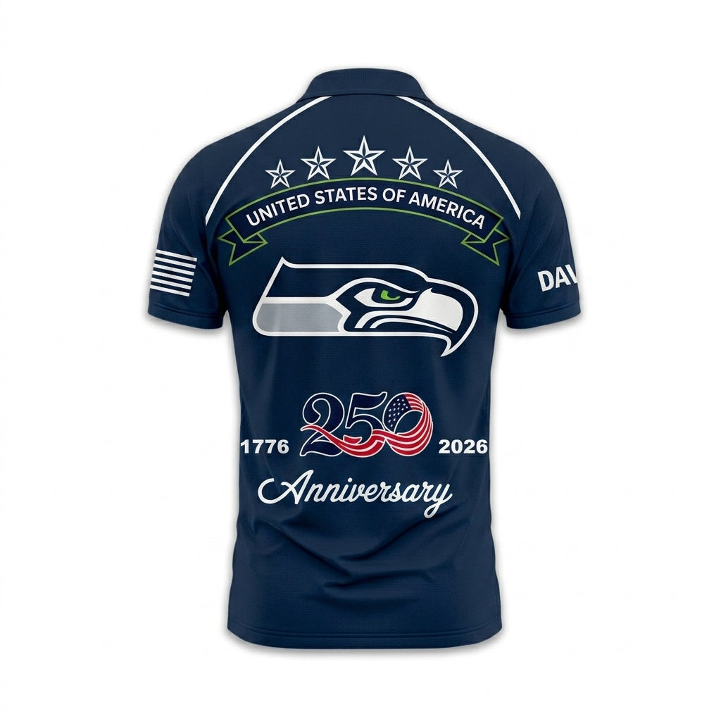 SS Premium NFL American Semiquincentennial Polo Shirt 010726