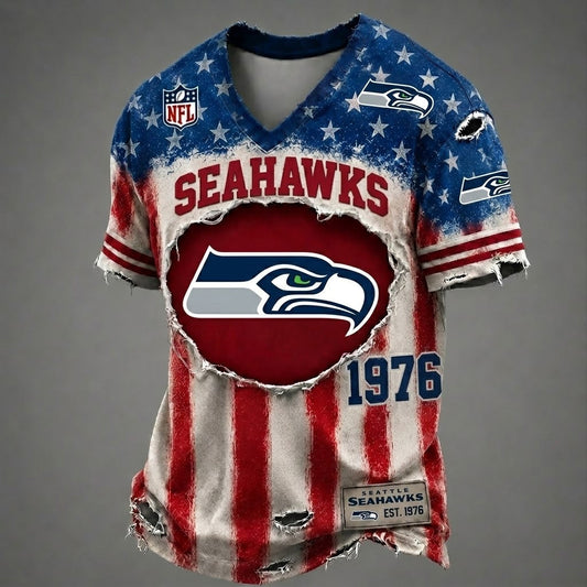 SS x NFL American Flag Luxury Classic T-shirt 252606
