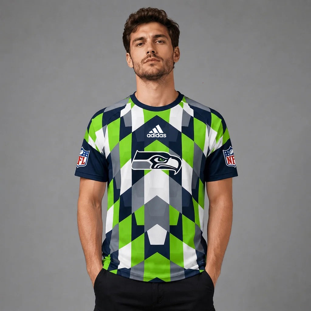 SS x NFL Premium Geometric Fan Performance T-Shirt