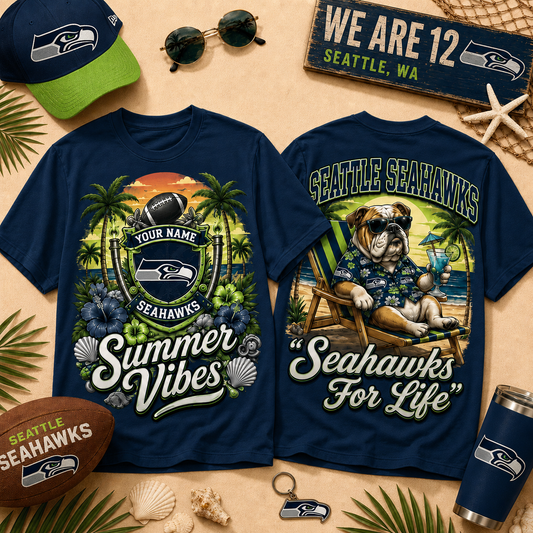 SS x NFL Summer Tshirt Funny Dog Custom Any Name Gifts