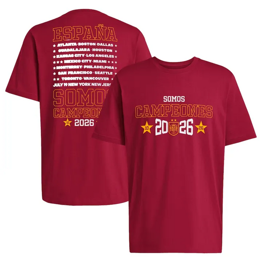Spain National Football Team 2026 World Cup Champions V15 Shirt
