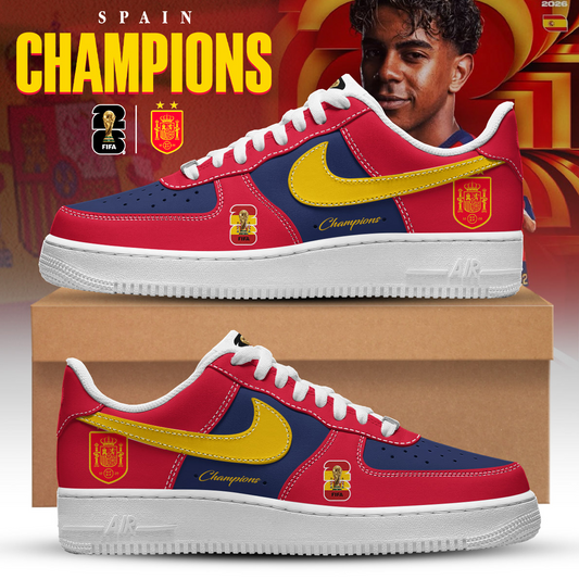 Spain National Football Team 2026 World Cup Champions V2 AF1 Sneakers