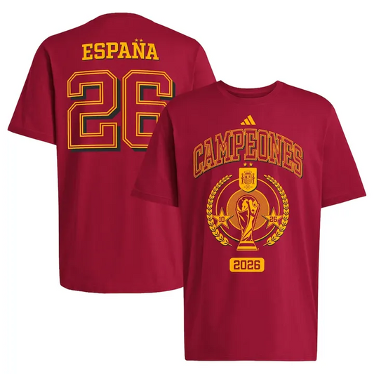 Spain National Football Team 2026 World Cup Champions V20 Shirt