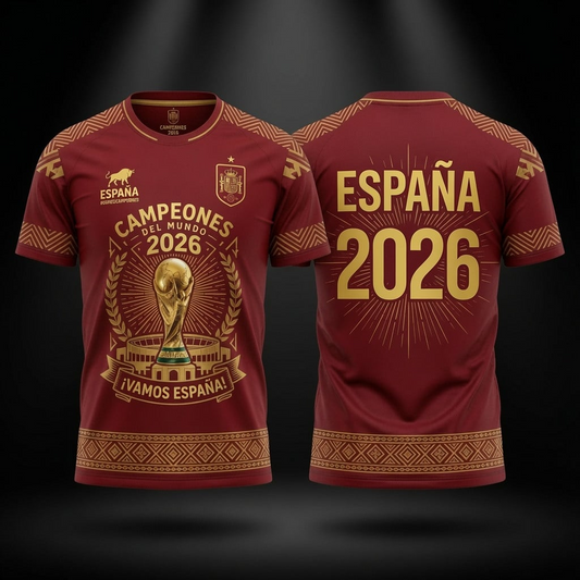 Spain National Football Team 2026 World Cup Champions V21 Shirt