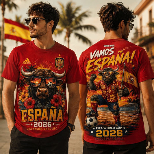 Spain National Football Team 2026 World Cup Champions V24 Shirt