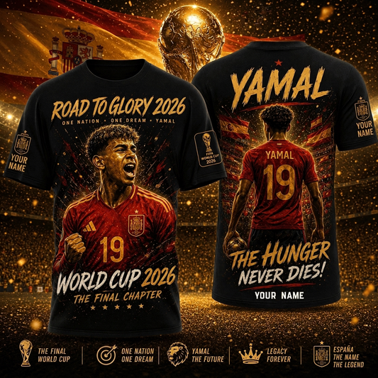 Spain National Football Team 2026 World Cup Champions V27 Shirt
