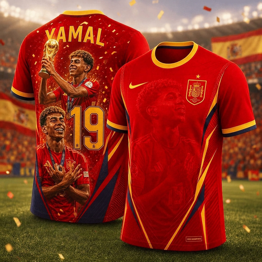 Spain National Football Team 2026 World Cup Champions V31 Shirt