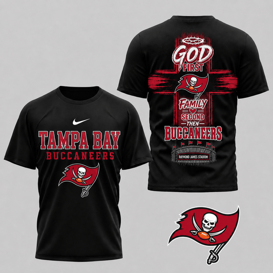 TB x NFL Faith Family Team Pride 3D T-Shirt 0207