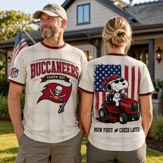 TB x NFL Premium Funny Football Snoopy 3D T-Shirt 0207