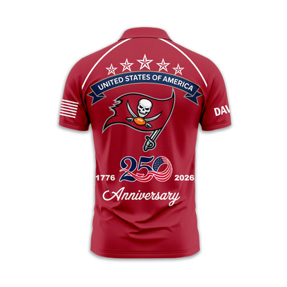 TBB Premium NFL American Semiquincentennial Polo Shirt 010726