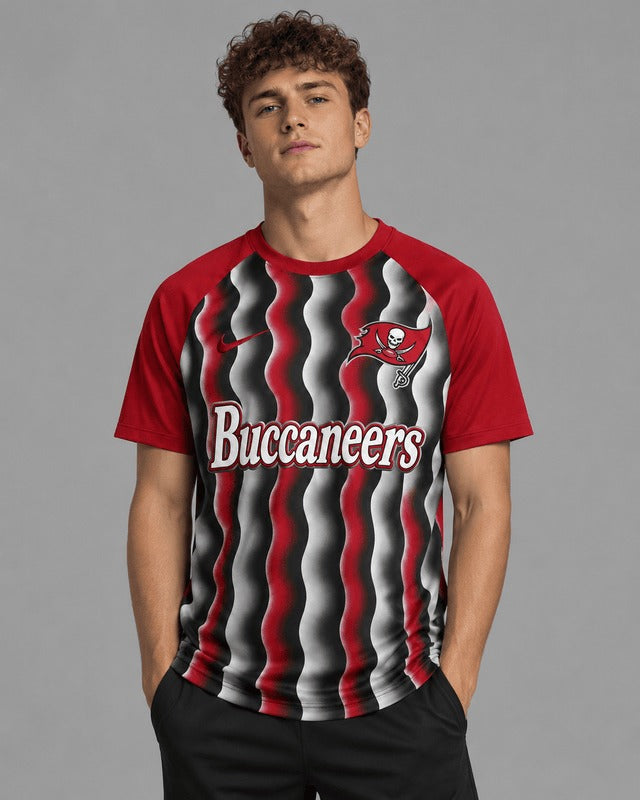 TBB Premium NFL Retro Wavy Pattern Athletic T-Shirt