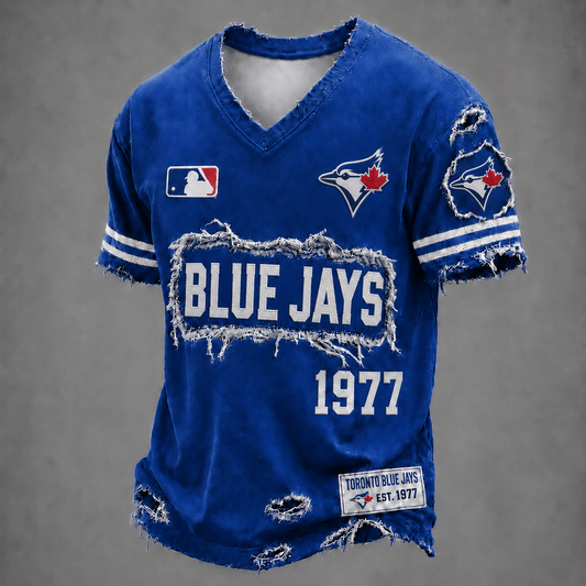 TOR x MLB LUXURY V-Neck T-Shirt 0406 DatND DVT