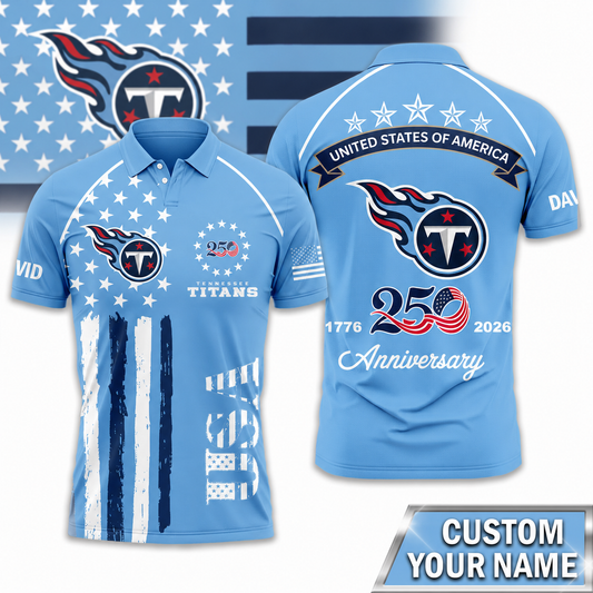 TT Premium NFL American Semiquincentennial Polo Shirt 010726