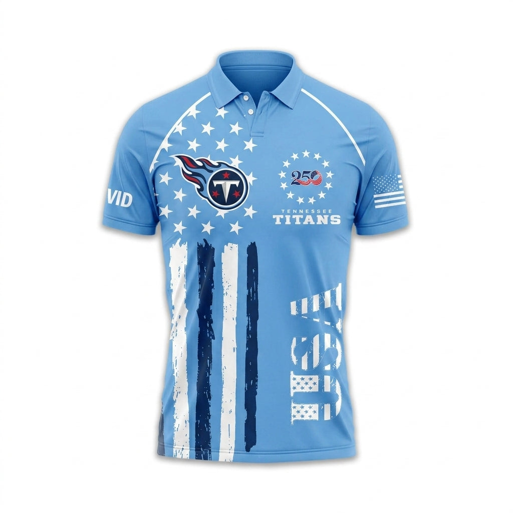 TT Premium NFL American Semiquincentennial Polo Shirt 010726