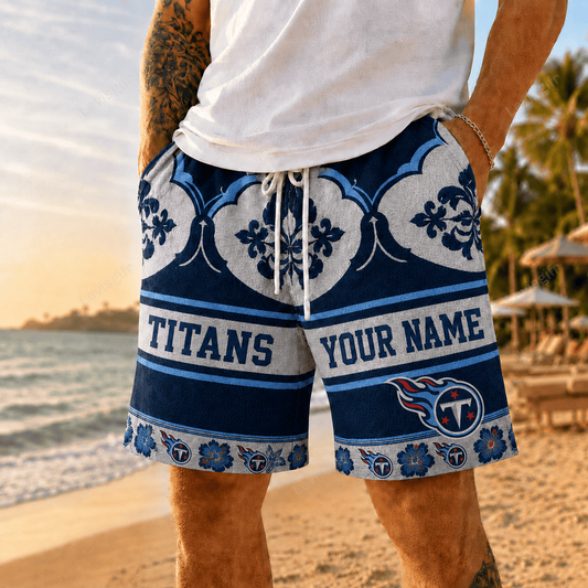TT x NFL Premium Beach Short Personalized Gift For Fan