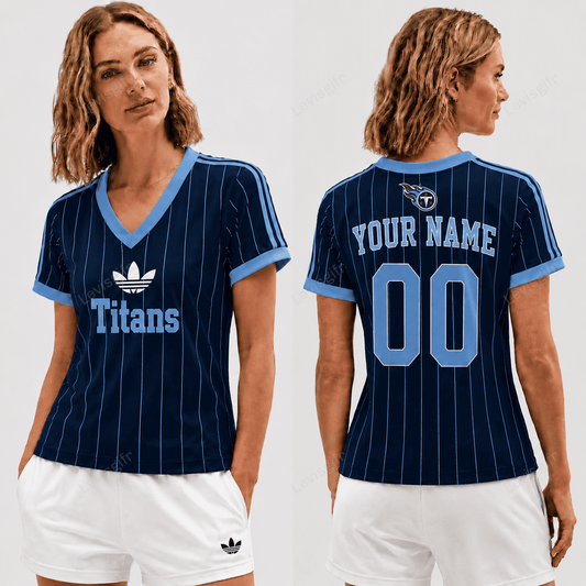 TT x NFL Premium Women V-neck Shirt Personalized Gift For Fan
