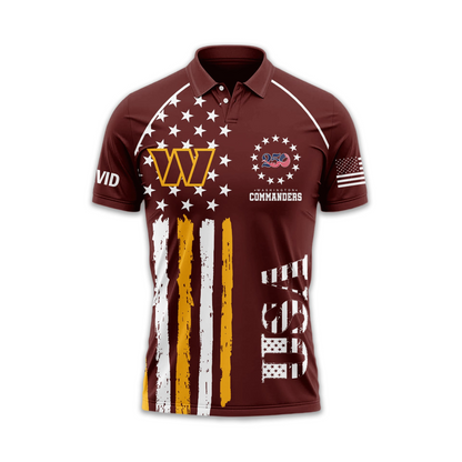 WC Premium NFL American Semiquincentennial Polo Shirt 010726
