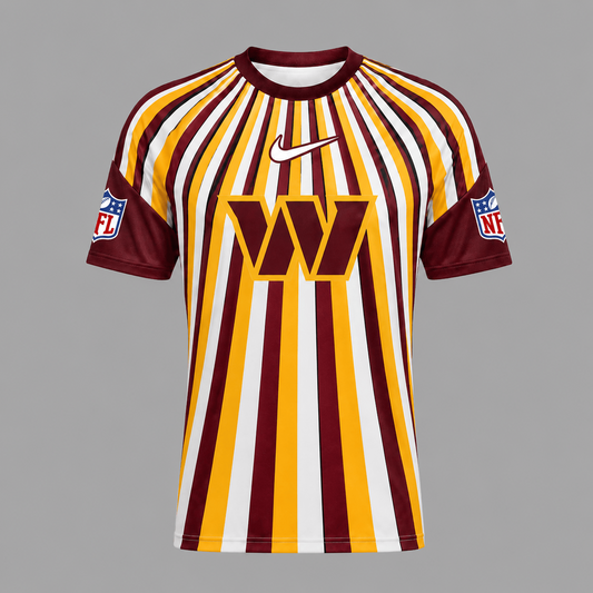 WC Premium NFL Men’s Athletic Vertical Stripe T-Shirt