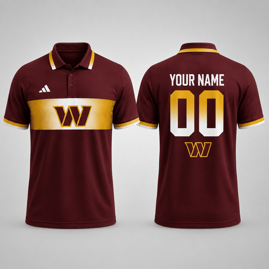 WC Premium NFL Personalized Match Day Polo Shirt