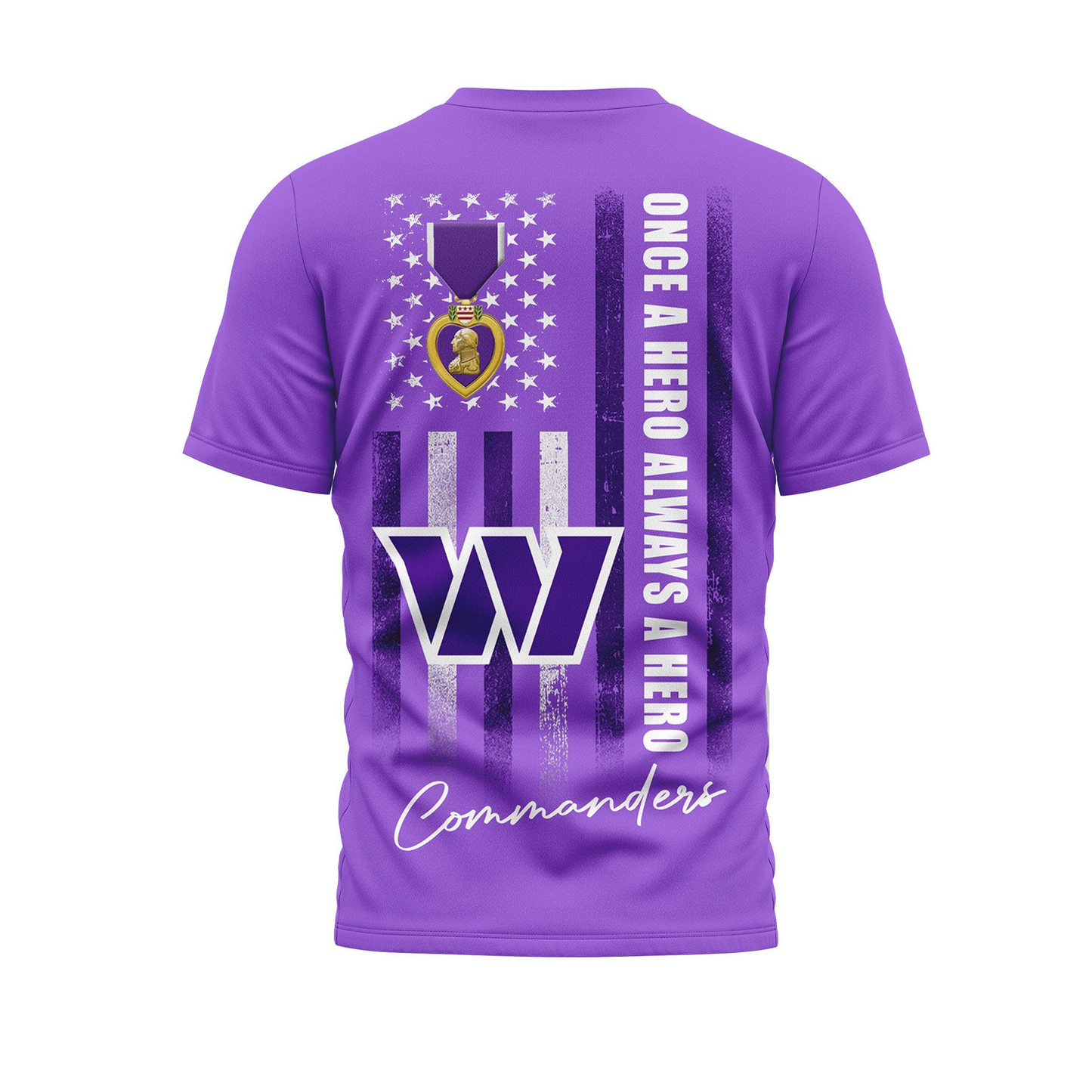 WC Premium National Purple Hear Day 3D Shirt  300626