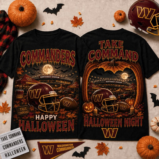 WC x NFL Halloween Custom Name T Shirt Gift For Fan