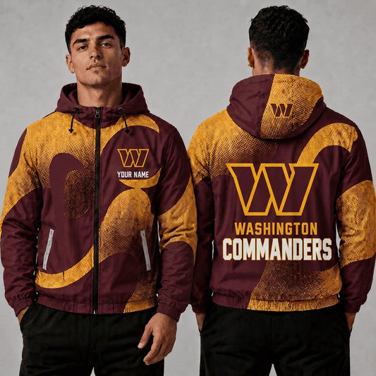 WC x NFL Premium Windbreaker Jacket Personalized Gift For Fan