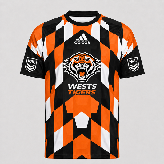 WT x NRL Premium Geometric Fan Performance T-Shirt