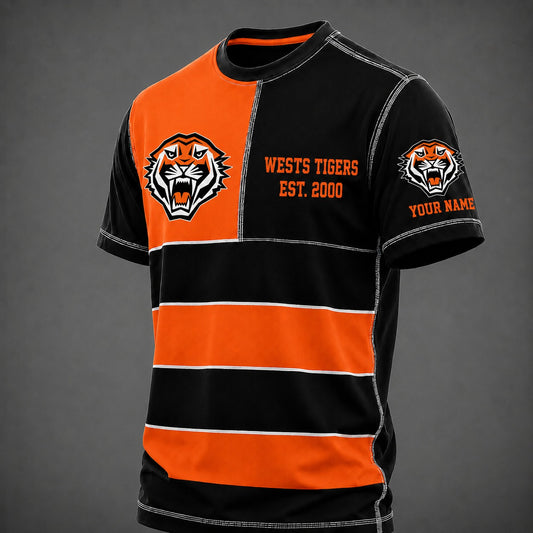 WT x NRL Premium Vintage All Over Print T-Shirt 3D Personalized Gift For True Fan