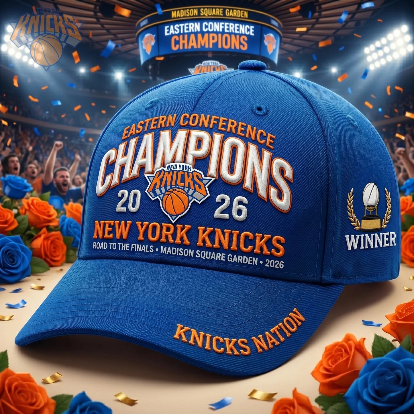 NYK Premium NBA Eastern Conference 2026 V3 Classic Cap DDT 020626 HLPhuong