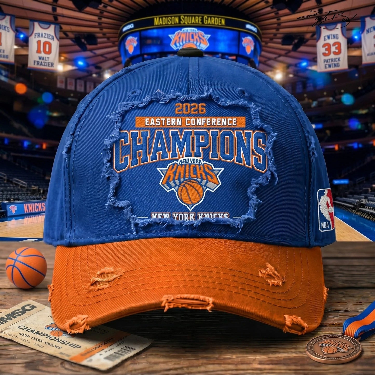 NYK Premium NBA Eastern Conference 2026 V4 Classic Cap DDT 020626 HLPhuong
