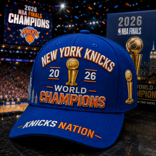 NYK x NBA Champions 2026 Premium Cap 2605 DatND TanND